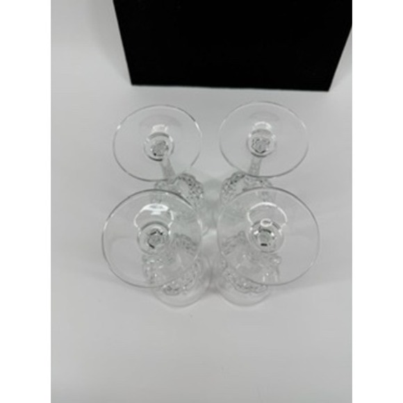 Set of 4 American Heritage by St George Crystal‎ Wine Glasses - Picture 4 of 5